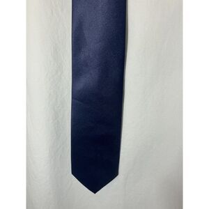 Davvero Benino Italy Mode‎ Men's Tie Standard Navy 100% Polyester BB2